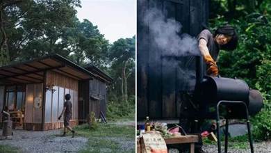 台灣攝影師隱居深山過原始生活，徒手建26㎡小木屋，每天只工作2小時