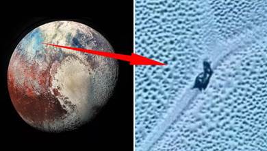 NASA: 拍到冥王星現「太空蝸牛」, 在固態氮上滑行, 體型超級大