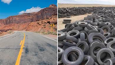 美國人修公路時，為什麼要埋輪胎進去？這樣不會污染環境嗎？